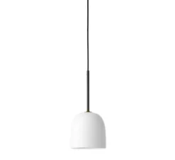 Suspension*Gubi Suspension, Howard, , Ø16cm, H35,4cm - blanc, laiton