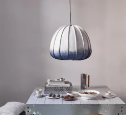 Suspension*Ay Illuminate Suspension, Hozuki Indigo S, , Ø39cm, H35cm - Blanc, bleu