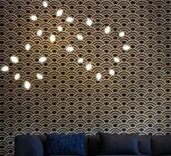 Suspension, Hubble Bubble 11, huilé, LED, dim, 2700K, 530 lm, L99cm, H102cm - Moooi
