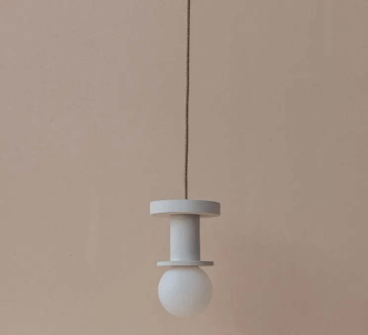 Suspension, Idoia 1, blanc, Ø12,5cm, H12cm - Zuri
