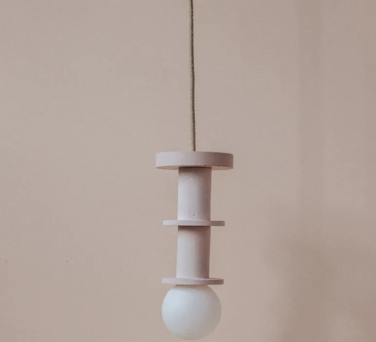 Suspension*Zuri Suspension, Idoia 2, , Ø12,5cm, H21cm - rose