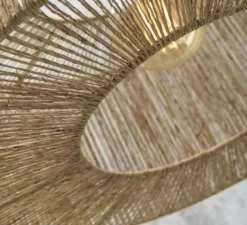 Suspension*Good&Mojo Suspension, Iguazu L, naturel, Ø60cm, H25cm - Fibre naturelle