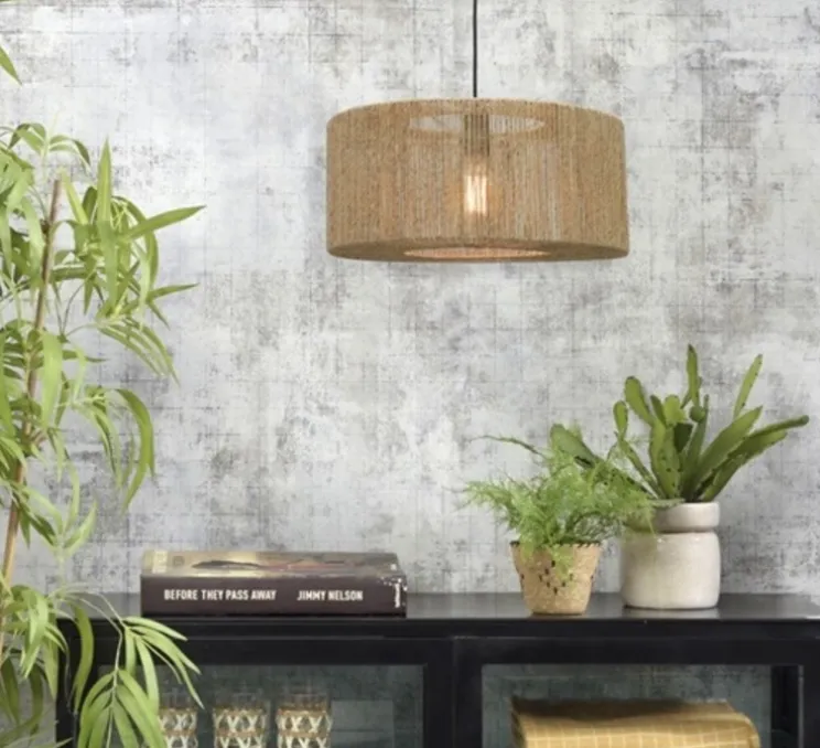 Suspension, Iguazu S, naturel, Ø50cm, H22cm - Good&Mojo