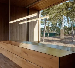 Suspension*LZF Suspension, I-Line, blanc ivoire, LED, 3000K, 1434lm, L120cm, H5cm - blanc ivoire, noir