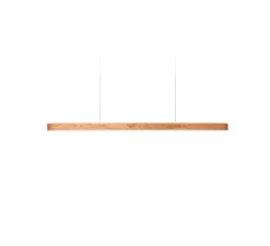 Suspension*LZF Suspension, I-Line, , LED, 3000K, 1434lm, L120cm, H5cm - bois naturel de cerisier
