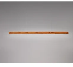 Suspension*LZF Suspension, I-Line, , LED, 3000K, 1434lm, L120cm, H5cm - bois naturel de cerisier