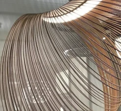 Suspension, Illan 80, dimmable DALI, bouleau, LED, 2700K, Ø80cm, H80cm - Luceplan