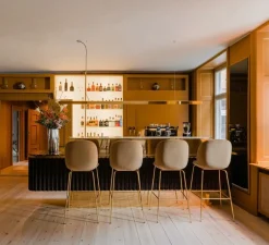 Suspension*Anour Suspension, I-Model Cord, , LED, dim, 2700K, 4260 lm, L300cm, H5,3cm - laiton poli