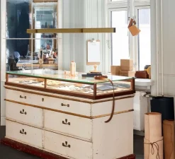 Suspension*Anour Suspension, I-Model Cordless, , LED, dim, 2700K, 2130 lm, L150cm, H5,3cm - laiton poli