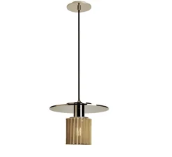 Suspension*DCW éditions Paris Suspension, In the sun 270, structure , Maille , Ø27cm, H19.3cm - Dcw editions or