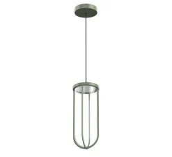 Suspension*Flos Suspension, In Vitro, , IP66, LED, 2700K, 799 lm, Ø18cm, H42,5cm - vert pâle