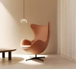 Suspension, Ipon, or antique, verre clair, LED, dim, 2700K, 810 lm, Ø20cm, H10,2cm-Aromas del Campo