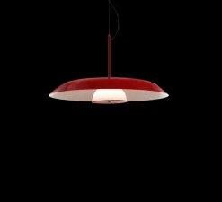 Suspension*Oluce Suspension, Iride 879, , LED, 2700K, 3000 lm, Ø85cm, H14cm - rouge