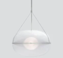 Suspension*A-N-D Suspension, Iris, A/A, , LED, dim, 1-10V, 3000k, Ø90cm, H60cm - argent