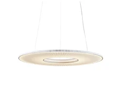 Suspension*Dix heures dix Suspension, Iris Horizontal 80, , LED, dim, 2700K, 7350 lm, Ø78cm, P78cm - blanc