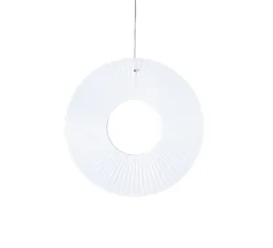 Suspension*Dix heures dix Suspension, Iris Vertical 60, , LED, dim, 2700K, 5250 lm, Ø60cm, P60cm - blanc