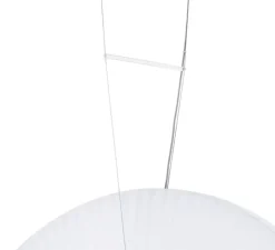 Suspension*Dix heures dix Suspension, Iris Vertical 60, , LED, dim, 2700K, 5250 lm, Ø60cm, P60cm - blanc