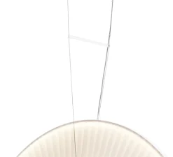 Suspension*Dix heures dix Suspension, Iris Verticall 80, , LED, dim, 2700K, 7350 lm, Ø78cm, P78cm - blanc