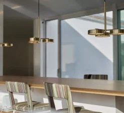 Suspension, James 3, laiton, LED, dim, 3000K, lm, L46,4cm, H38,6cm - Rubn