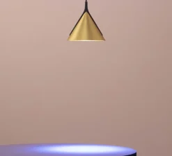Suspension*Axolight Suspension, Jewel Mono, , LED, 2700K, 671lm, Ø9cm, H9cm - noir et or