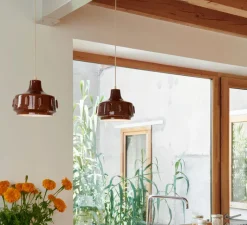 Suspension*Market Set Suspension, Jimmy S, , Ø25cm, H20cm - brun