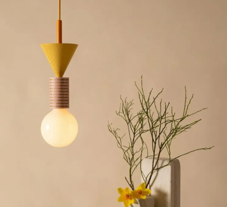 Suspension, Junit Fruta, rose, marron, Ø12cm, H43cm - Schneid