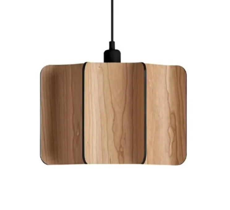 Suspension, Kactos, cerise, structure noire, L38cm, H24cm - LZF