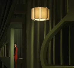 Suspension*LZF Suspension, Kactos, , L38cm, H24cm - hêtre, stucture noire