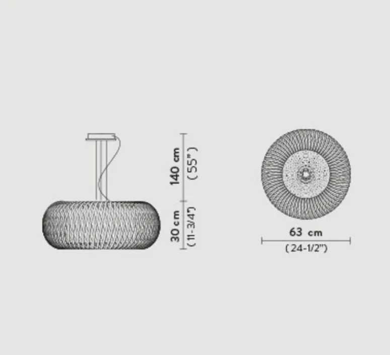 Suspension*Slamp Suspension, Kalatos, , Ø63cm, H30cm - prisme