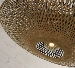 Suspension*Good&Mojo Suspension, Kalimantan L, , Ø87cm, H15cm - Good & Mojo noir et naturel