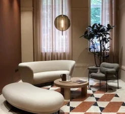 Suspension*Pholc Suspension, Kandinsky, , Ø30cm, H80cm, LED, 2700K, 417lm - marron