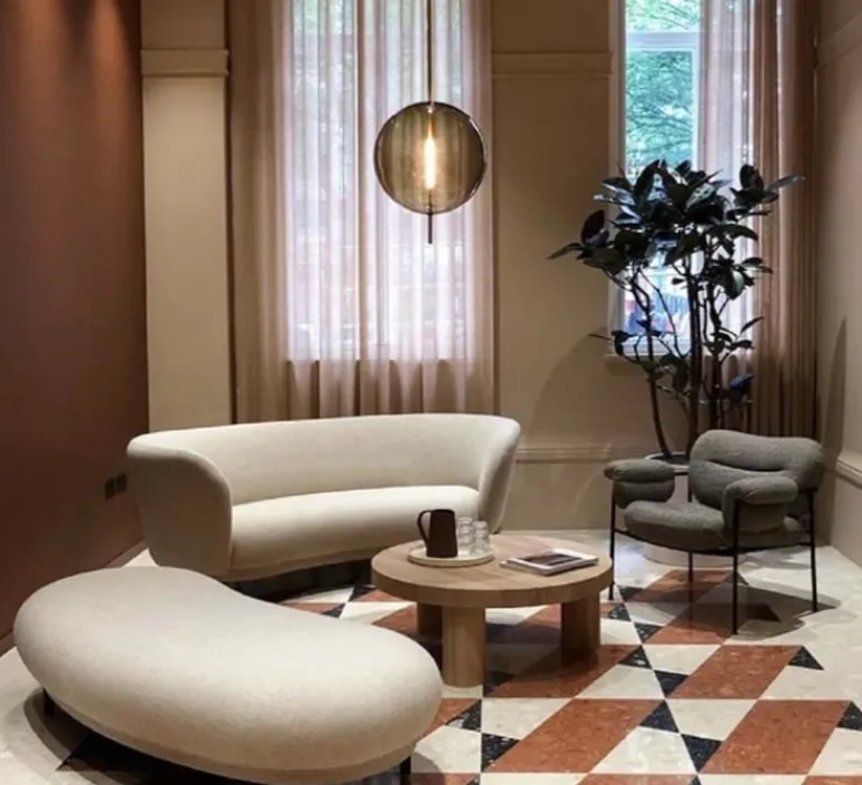 Suspension*Pholc Suspension, Kandinsky, , Ø30cm, H80cm, LED, 2700K, 417lm - marron