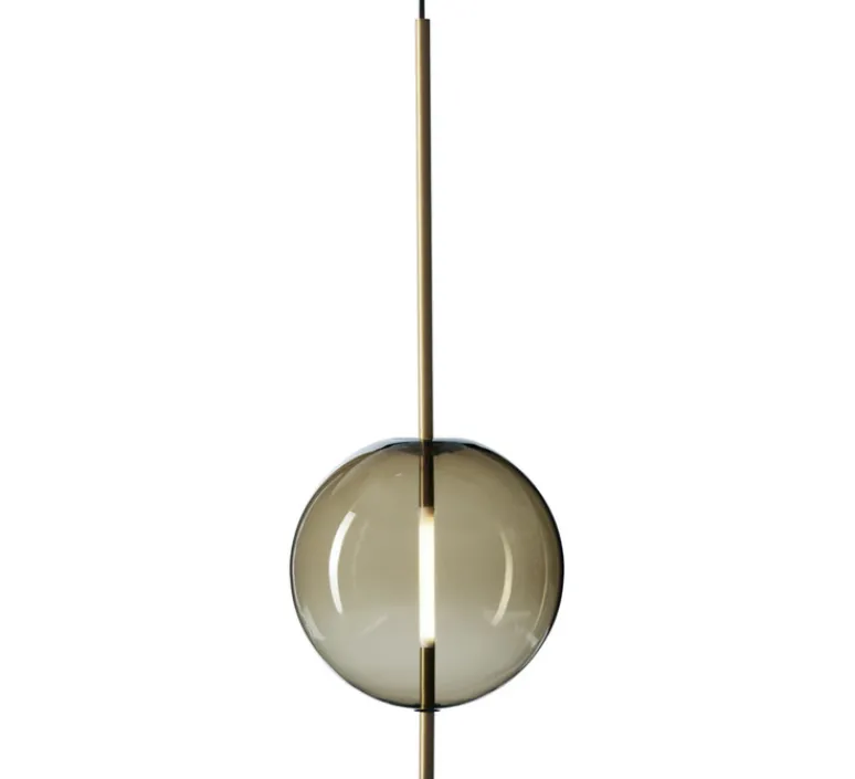 Suspension*Pholc Suspension, Kandinsky, , Ø30cm, H80cm, LED, 2700K, 417lm - marron