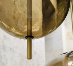 Suspension*Pholc Suspension, Kandinsky, , Ø30cm, H80cm, LED, 2700K, 417lm - marron