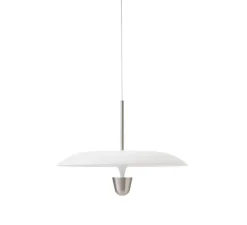 Suspension*New Works Suspension, Kantarell, , LED, dim, 2700K, 1000 lm, Ø55cm, H40cm - nickel