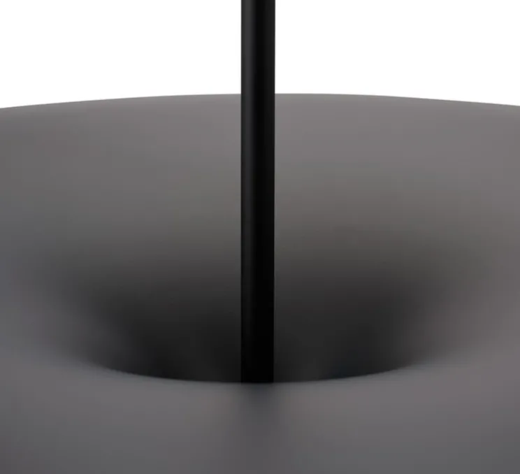 Suspension, Kantarell, noir, LED, dim, 2700K, 1000 lm, Ø60cm, H51cm - New Works