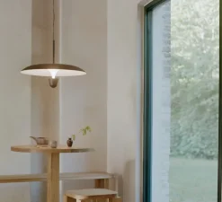 Suspension, Kantarell, noir, LED, dim, 2700K, 1000 lm, Ø55cm, H40cm - New Works