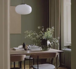 Suspension, Karl Johan Large, opalin, LED, 2700K, Ø40cm, H24cm - New Works