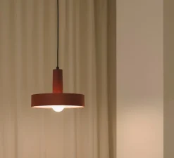 Suspension*LEDS C4 Suspension, Keops S, , Ø28cm, H21,5cm - rouge brique