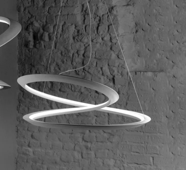 Suspension, Kepler minor directe, blanc, LED, 2700k, 4000lm, Ø84cm, H32cm - Nemo lighting