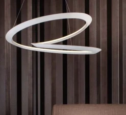 Suspension*Nemo Lighting Suspension, Kepler minor directe, , LED, 3000k, 4000lm, Ø84cm, H32cm - blanc