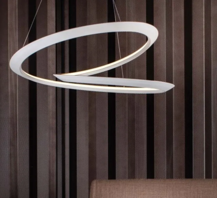 Suspension, Kepler minor indirecte, blanc, LED, 2700k, 4000lm, Ø84cm, H32cm - Nemo lighting