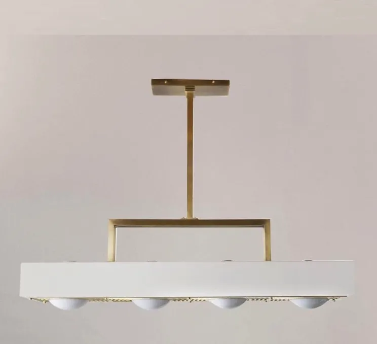 Suspension, Kernel, blanc, LED, L80cm, H20cm - Bert Frank