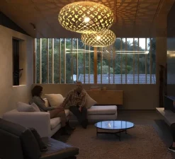 Suspension*David Trubridge Suspension, Kina, , Ø100cm, H42cm - naturel