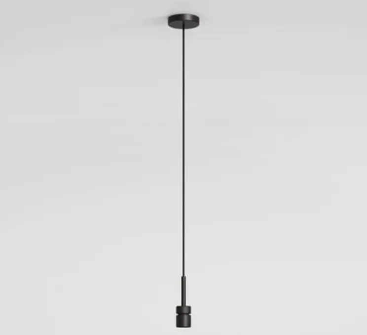 Suspension, Kit 4, noir mat, Ø11cm, H7cm - Astro