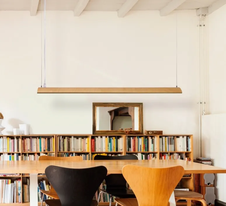 Suspension*Luxcambra Suspension, Kito C, , LED, 3000K, 1500 lm, L120cm, H1cm - chêne