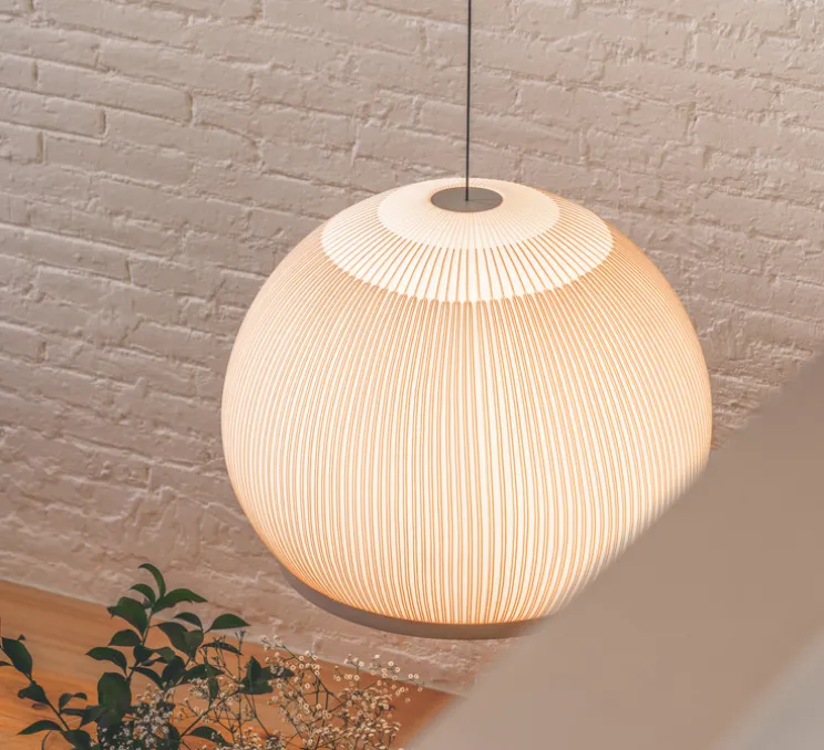 Suspension, Knit, 7475, beige, LED, dim, 1-10V, 2700K, 4782 lm, Ø65cm, H50cm - Vibia