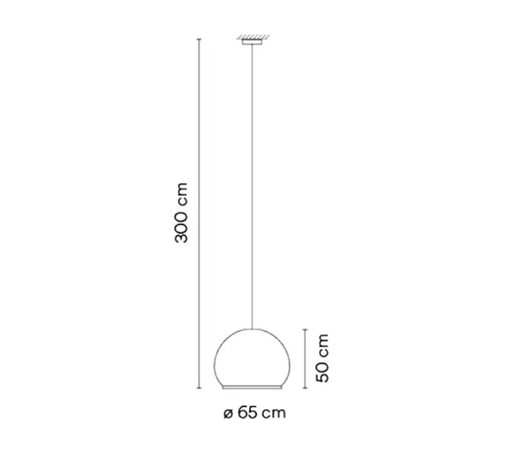 Suspension, Knit, 7475, beige, LED, dim, Casambi, 2700K, 4782 lm, Ø65cm, H50cm - Vibia