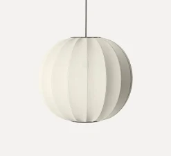Suspension*Made by Hand Suspension, Knit-wit, rond, , Ø60cm, H55cm - blanc perle