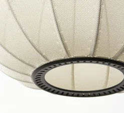 Suspension*Made by Hand Suspension, Knit-wit, rond, , Ø60cm, H55cm - blanc perle